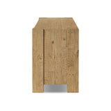 Beauty in simplicity. A clean, spacious six-drawer dresser of blonde-finished pine can be styled into a wide range of styles thanks to its neutral versatility Amethyst Home provides interior design, new home construction design consulting, vintage area rugs, and lighting in the Austin metro area.