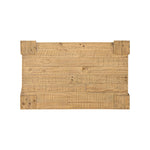 Beauty in simplicity. A clean cube of blonde-finished pine can be styled into a wide range of styles and spaces Amethyst Home provides interior design, new home construction design consulting, vintage area rugs, and lighting in the Park City metro area.