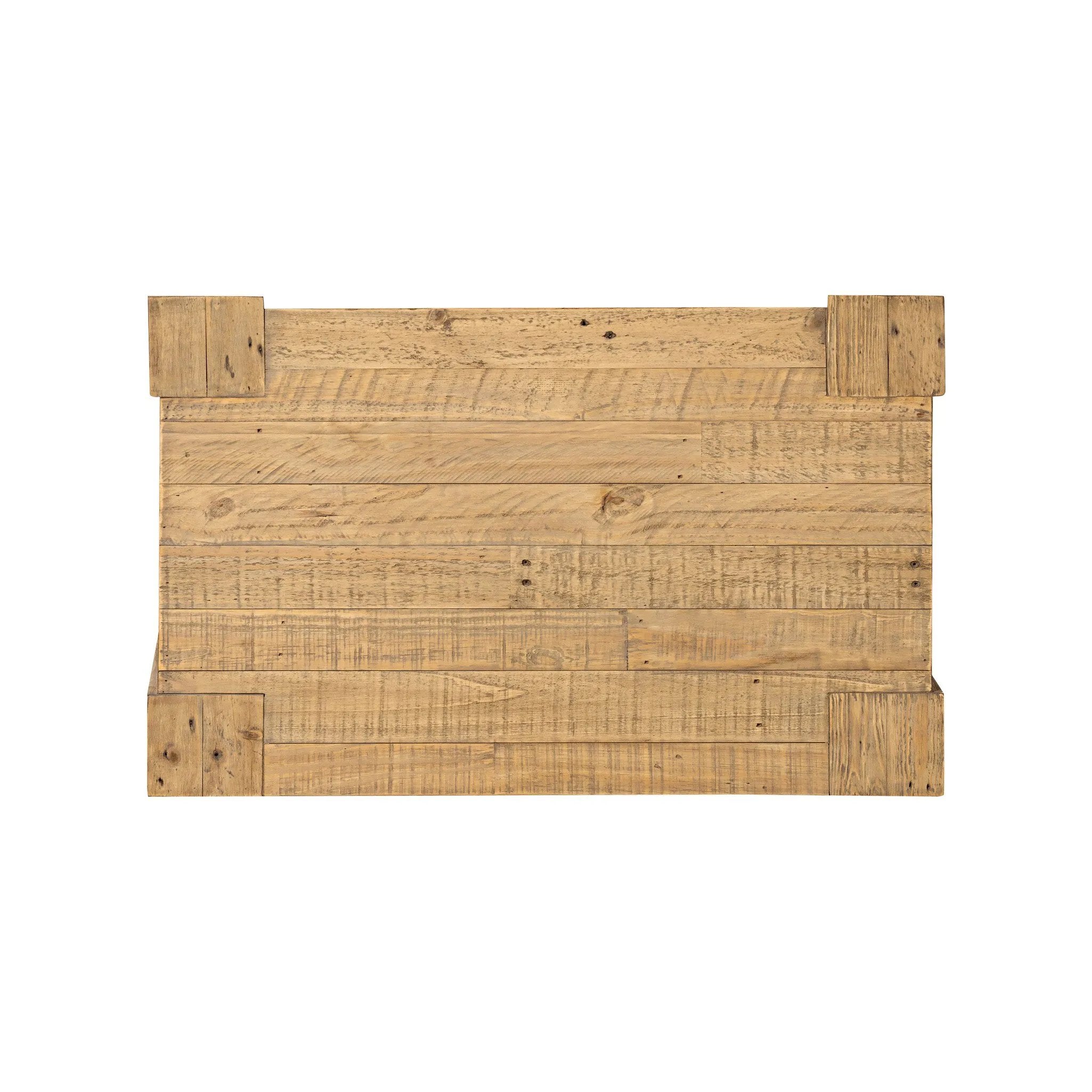 Beauty in simplicity. A clean cube of blonde-finished pine can be styled into a wide range of styles and spaces Amethyst Home provides interior design, new home construction design consulting, vintage area rugs, and lighting in the Park City metro area.