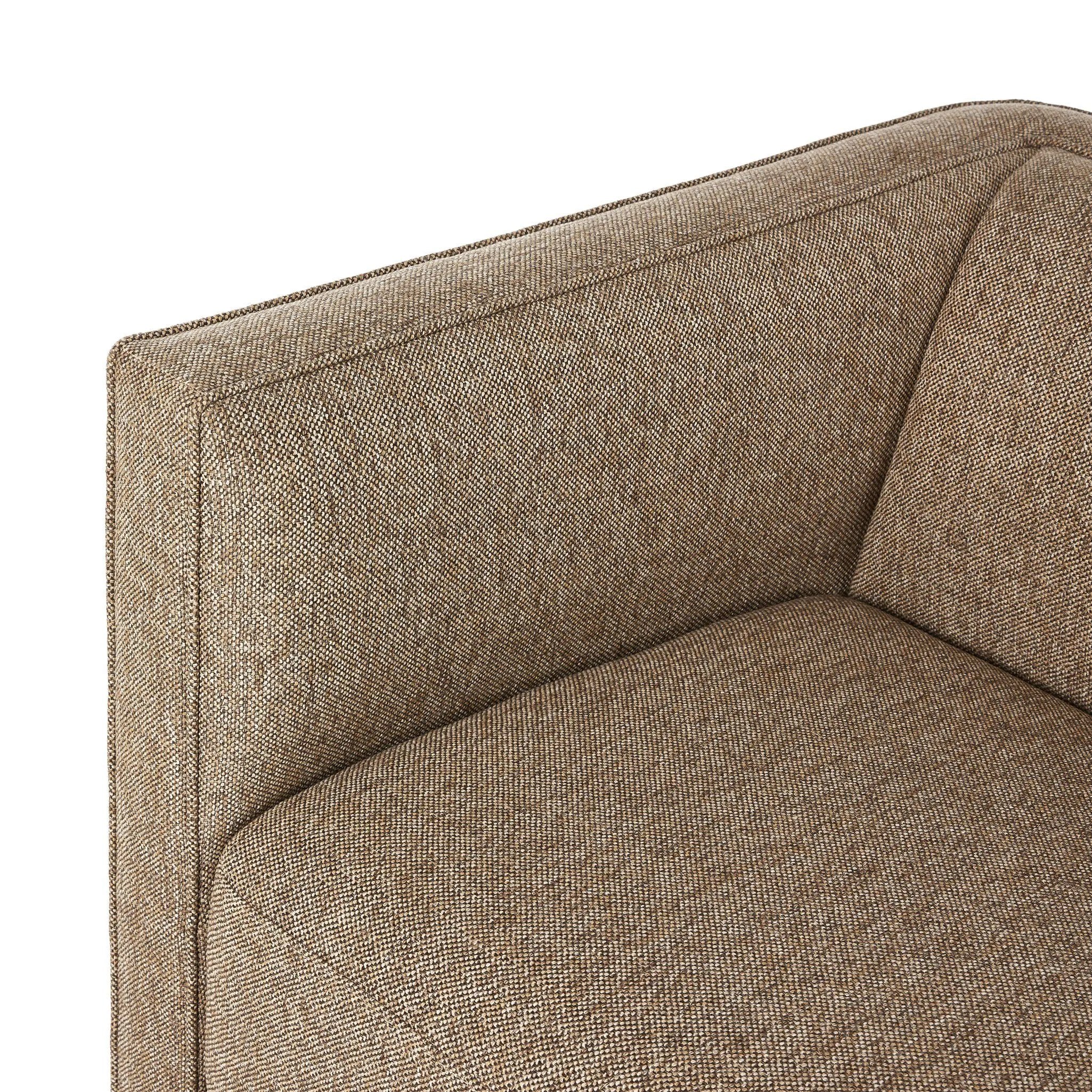 Featuring Phillip Delta Tweed Sofa by Four Hands at Amethyst Home. This Phillip Delta Tweed Sofa provides comfort and style in one piece. Crafted with high-quality materials and designed with ergonomic support in mind, this sofa is perfect for relaxing or entertaining. Its classic tweed fabric adds a touch of sophistication to any living space.
Overall Dimensio. Amethyst Home provides interior design, new home construction design consulting, vintage area rugs, and lighting in the Omaha metro area.