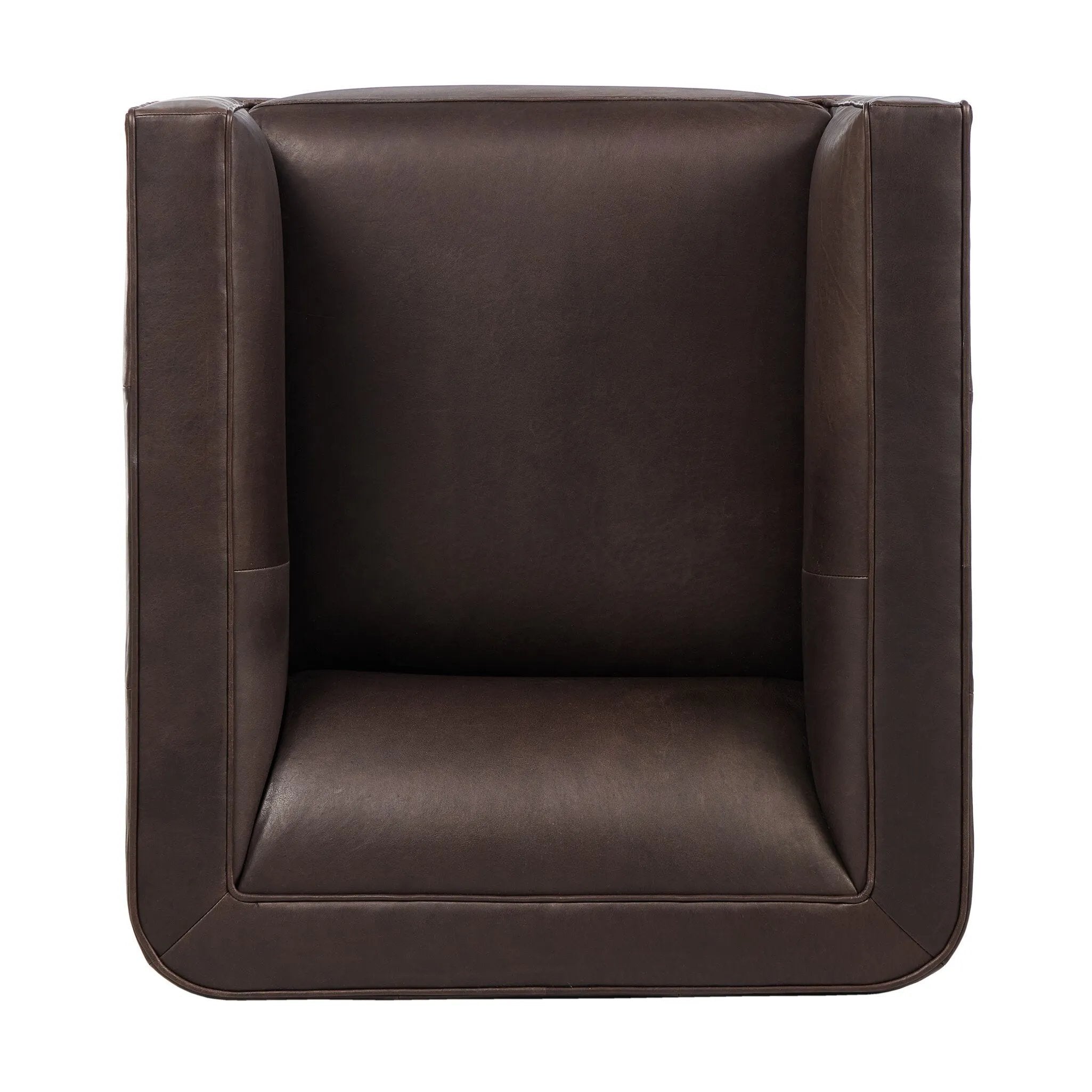 Featuring Phillip Heirloom Cigar Swivel Chair by Four Hands at Amethyst Home. Experience ultimate comfort and versatility with our Phillip Heirloom Cigar Swivel Chair. With its smooth swivel mechanism, you can easily pivot to your desired position. 
Overall Dimensions: 36.0" L x 33.5 " W x 28.0" H
Materials: Top Grain Leather, Pine Plywood, Solid PineWeight: 9. Amethyst Home provides interior design, new home construction design consulting, vintage area rugs, and lighting in the Austin metro area.
