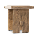 A heritage-inspired stool pairs light, distressed oak with high-performance fabric, bringing extra seating to any room. A pull-through stretcher adds a design-forward touch. Performance fabrics are specially created to withstand spills, stains, high traffic and wear, ensuring long-term comfort and unmatched durability Amethyst Home provides interior design, new home construction design consulting, vintage area rugs, and lighting in the Kansas City metro area.