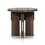 Featuring Railay Stained Toasted Brown Outdoor End Table by Four Hands at Amethyst Home. Introducing the Railay Stained Toasted Brown Outdoor End Table, the perfect complement to your outdoor space. With its durable construction and stylish design, this end table is ready to withstand the elements and provide a functional and beautiful option for your outdoor . Amethyst Home provides interior design, new home construction design consulting, vintage area rugs, and lighting in the Boston metro area.
