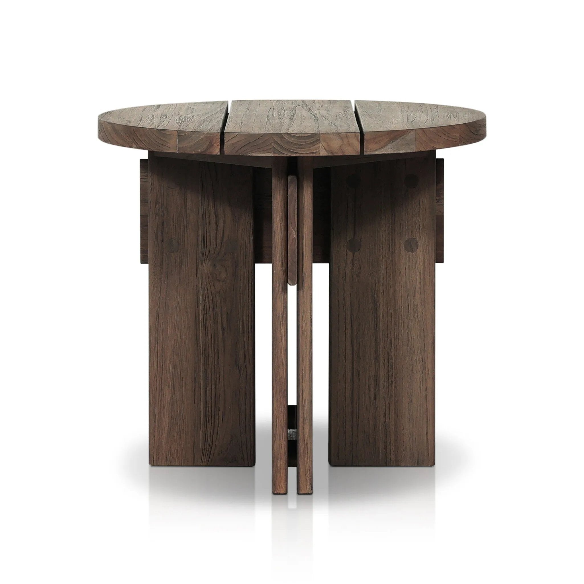 Featuring Railay Stained Toasted Brown Outdoor End Table by Four Hands at Amethyst Home. Introducing the Railay Stained Toasted Brown Outdoor End Table, the perfect complement to your outdoor space. With its durable construction and stylish design, this end table is ready to withstand the elements and provide a functional and beautiful option for your outdoor . Amethyst Home provides interior design, new home construction design consulting, vintage area rugs, and lighting in the Boston metro area.