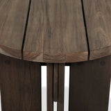 Featuring Railay Stained Toasted Brown Outdoor End Table by Four Hands at Amethyst Home. Introducing the Railay Stained Toasted Brown Outdoor End Table, the perfect complement to your outdoor space. With its durable construction and stylish design, this end table is ready to withstand the elements and provide a functional and beautiful option for your outdoor . Amethyst Home provides interior design, new home construction design consulting, vintage area rugs, and lighting in the Dallas metro area.