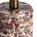 Featuring Reeves Garnet Marble End Table by Four Hands at Amethyst Home. Stacked channels of heavy character marble ensure this end table stands out as a statement piece. At a convenient drink table size, it is complemented by a dark brass metal finish for a striking contrast.
Materials: Solid Marble, Engineered HardwoodWeight: 49.6 lbs. Amethyst Home provides interior design, new home construction design consulting, vintage area rugs, and lighting in the Scottsdale metro area.