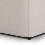 A fully upholstered barrel-style back dining chair creates a comfortable, cocoon-like sit. Slight scale perfect for smaller dining spaces Amethyst Home provides interior design, new home construction design consulting, vintage area rugs, and lighting in the Des Moines metro area.