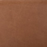 Ebony-finished oak frames a sling-style headboard made from top-grain leather, with subtly rounded edges and metal dowel detailing Amethyst Home provides interior design, new home construction design consulting, vintage area rugs, and lighting in the Nashville metro area.