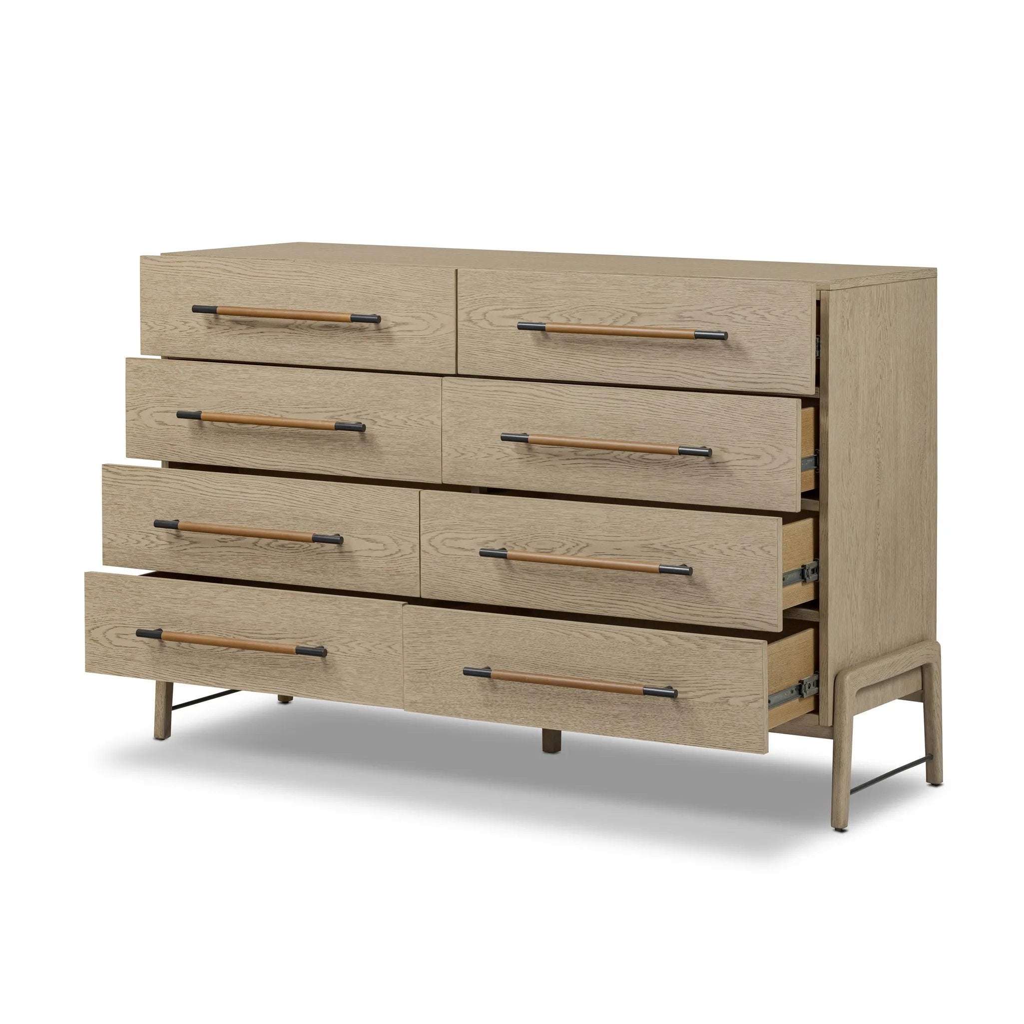 Featuring Rosedale Yucca Oak Veneer 8 Drawer Dresser by Four Hands at Amethyst Home. Introducing our Rosedale Yucca Oak Veneer 8 Drawer Dresser. With its elegant design and luxurious Yucca Oak veneer finish, this dresser is a perfect addition to any bedroom. Featuring 8 spacious drawers, it provides ample storage for your clothing and accessories. Upgrade your . Amethyst Home provides interior design, new home construction design consulting, vintage area rugs, and lighting in the Miami metro area.