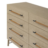Featuring Rosedale Yucca Oak Veneer 8 Drawer Dresser by Four Hands at Amethyst Home. Introducing our Rosedale Yucca Oak Veneer 8 Drawer Dresser. With its elegant design and luxurious Yucca Oak veneer finish, this dresser is a perfect addition to any bedroom. Featuring 8 spacious drawers, it provides ample storage for your clothing and accessories. Upgrade yo. Amethyst Home provides interior design, new home construction design consulting, vintage area rugs, and lighting in the Portland metro area.