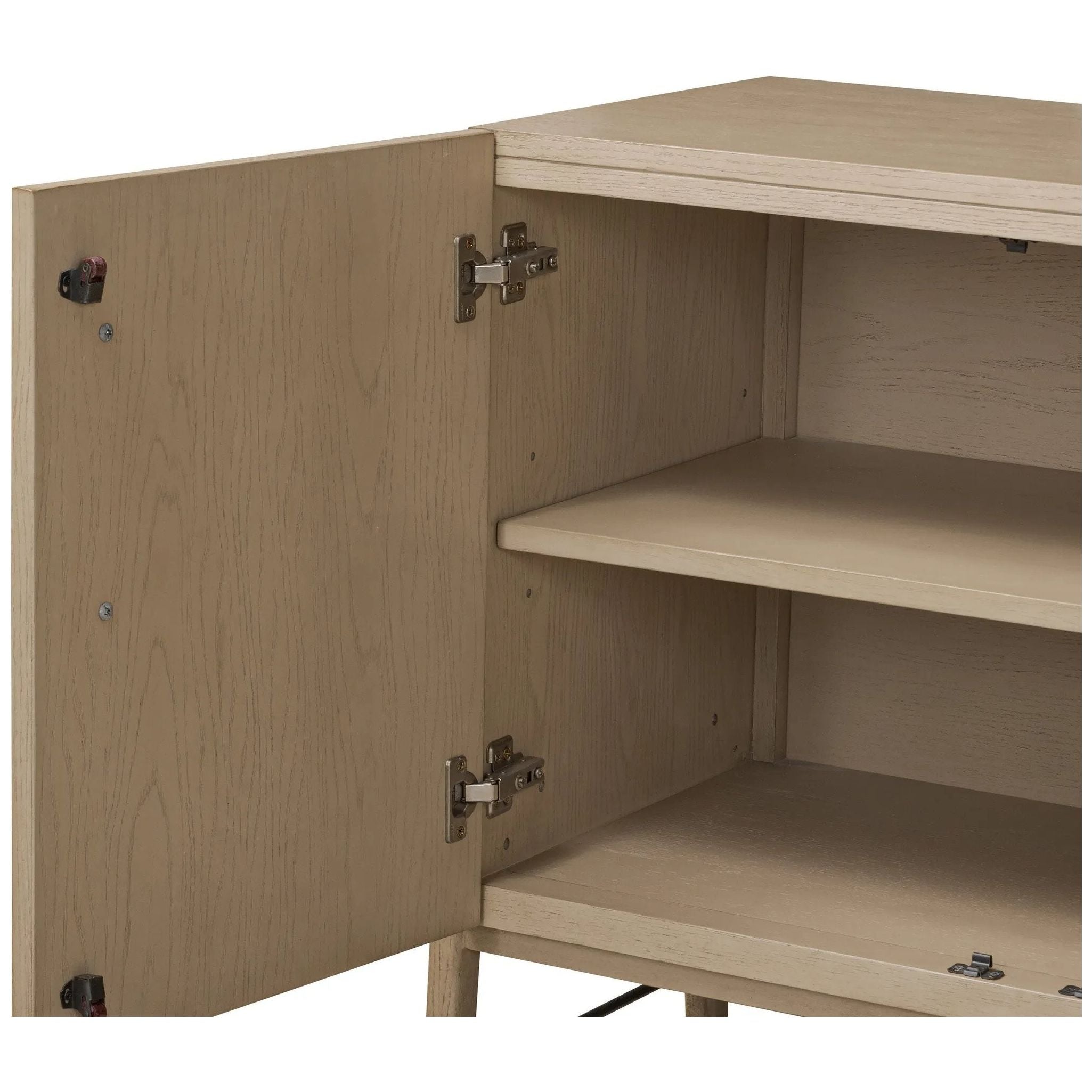 Featuring Rosedale Yucca Oak Sideboard by Four Hands at Amethyst Home. Introducing the Rosedale Yucca Oak Credenzas & Sideboards Sideboard! This elegantly crafted sideboard is made with high-quality oak veneer and features ample storage space for all your dining or living room needs. 
Overall Dimensions: 18.0" L x 73.25 " W x 30.0" H
Collection: FilmoreColors: . Amethyst Home provides interior design, new home construction design consulting, vintage area rugs, and lighting in the Tampa metro area.