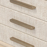 Elevate your bedside storage with a nightstand of light, natural oak. A smooth top pairs with three drawer fronts of woven paper cord for a clean, Scandinavian-inspired look that will work into your bedroom collection beautifully Amethyst Home provides interior design, new home construction design consulting, vintage area rugs, and lighting in the Winter Garden metro area.