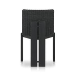 Featuring Roxy Faux Black Hyacinth Outdoor Dining Chair by Four Hands at Amethyst Home. Expertly crafted for outdoor use, the Roxy Faux Black Hyacinth Dining Chair combines style and functionality. Its durable construction makes it perfect for outdoor dining, while its elegant design adds a touch of sophistication to any space. Get ready to elevate your ou. Amethyst Home provides interior design, new home construction design consulting, vintage area rugs, and lighting in the Scottsdale metro area.