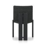 Featuring Roxy Faux Black Hyacinth Outdoor Dining Chair by Four Hands at Amethyst Home. Expertly crafted for outdoor use, the Roxy Faux Black Hyacinth Dining Chair combines style and functionality. Its durable construction makes it perfect for outdoor dining, while its elegant design adds a touch of sophistication to any space. Get ready to elevate your ou. Amethyst Home provides interior design, new home construction design consulting, vintage area rugs, and lighting in the Scottsdale metro area.