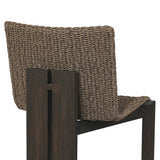 Featuring Roxy Faux Dark Hyacinth Outdoor Dining Chair by Four Hands at Amethyst Home. This Roxy Faux Dark Hyacinth Outdoor Dining Chair is the perfect addition to any outdoor dining space. With its durable design and comfortable seating, you can enjoy meals in style and comfort for years to come. Made with high-quality materials, this dining chair offers both. Amethyst Home provides interior design, new home construction design consulting, vintage area rugs, and lighting in the Dallas metro area.