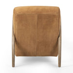 Featuring Sandro Nubuck Cognac Chair by Four Hands at Amethyst Home. This versatile accent chair is upholstered in a faux Mongolian shearling with a textural high pile. A contrasting, chunky parawood frame hugs the seat and is wire-brushed for a warm, vintage feel.Overall Dimensions: 29.50"w x 41.00"d x 32.00"hWeight : 45.19 lbsMaterials : Top Grain Leath. Amethyst Home provides interior design, new home construction design consulting, vintage area rugs, and lighting in the Los Angeles metro area.