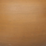 Inspired by vintage vessels, a stout table lamp bears the unique markings of natural terracotta. Topped with a neutral linen shade for texture and contrast Amethyst Home provides interior design, new home construction design consulting, vintage area rugs, and lighting in the Seattle metro area.