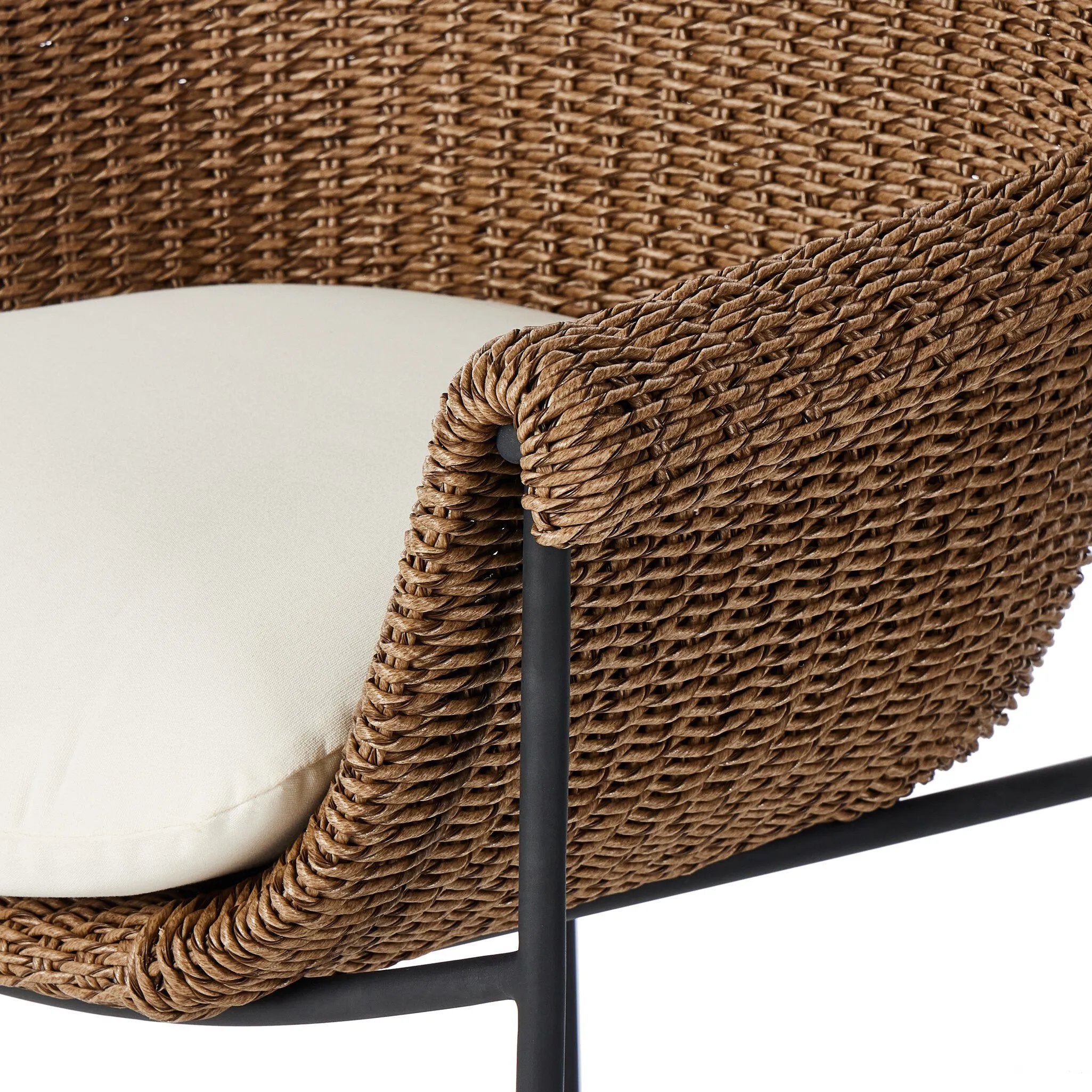 Featuring Suerte Arashi Salt Outdoor Stool by Four Hands at Amethyst Home. The Suerte Arashi Salt Outdoor Stool is perfect for outdoor spaces. Made with durable materials, it is built to withstand the elements while providing comfort and style. Take a seat and enjoy the great outdoors with this functional and stylish addition to your outdoor furniture collect. Amethyst Home provides interior design, new home construction design consulting, vintage area rugs, and lighting in the Seattle metro area.