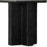 Featuring Terrell Black Marble End Table by Four Hands at Amethyst Home. Expertly crafted, the Terrell Black Marble End Table elevates any room with its sleek design and durable construction. The perfect addition to your living space, this end table offers both functionality and style. Made with high-quality marble, it provides a touch of elegance while bei. Amethyst Home provides interior design, new home construction design consulting, vintage area rugs, and lighting in the Charlotte metro area.