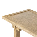 Featuring Trinity Distressed Light Oak Console Table by Four Hands at Amethyst Home. This Asian-inspired design made from light, distressed oak features mortise-and-tenon joinery, which connects protruding stretchers to sturdy legs. Lower shelving for bonus storage and display.Overall Dimensions: 78.00"w x 20.50"d x 27.00"hWeight : 96.78 lbsMaterials : Solid O. Amethyst Home provides interior design, new home construction design consulting, vintage area rugs, and lighting in the Dallas metro area.