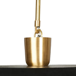 Featuring Walton Black Aluminum Enamel Pendant by Four Hands at Amethyst Home. Low-profile pendant light with wide cast aluminum shade in a black textured finish. Gold leaf interior reflects to emit a warm, inviting glow that meets vintage inspiration and modern simplicity.
Overall Dimensions: 18.0" L x 18.0 " W x 8.25" H
Collection: DaneColors: Black Alum. Amethyst Home provides interior design, new home construction design consulting, vintage area rugs, and lighting in the Scottsdale metro area.