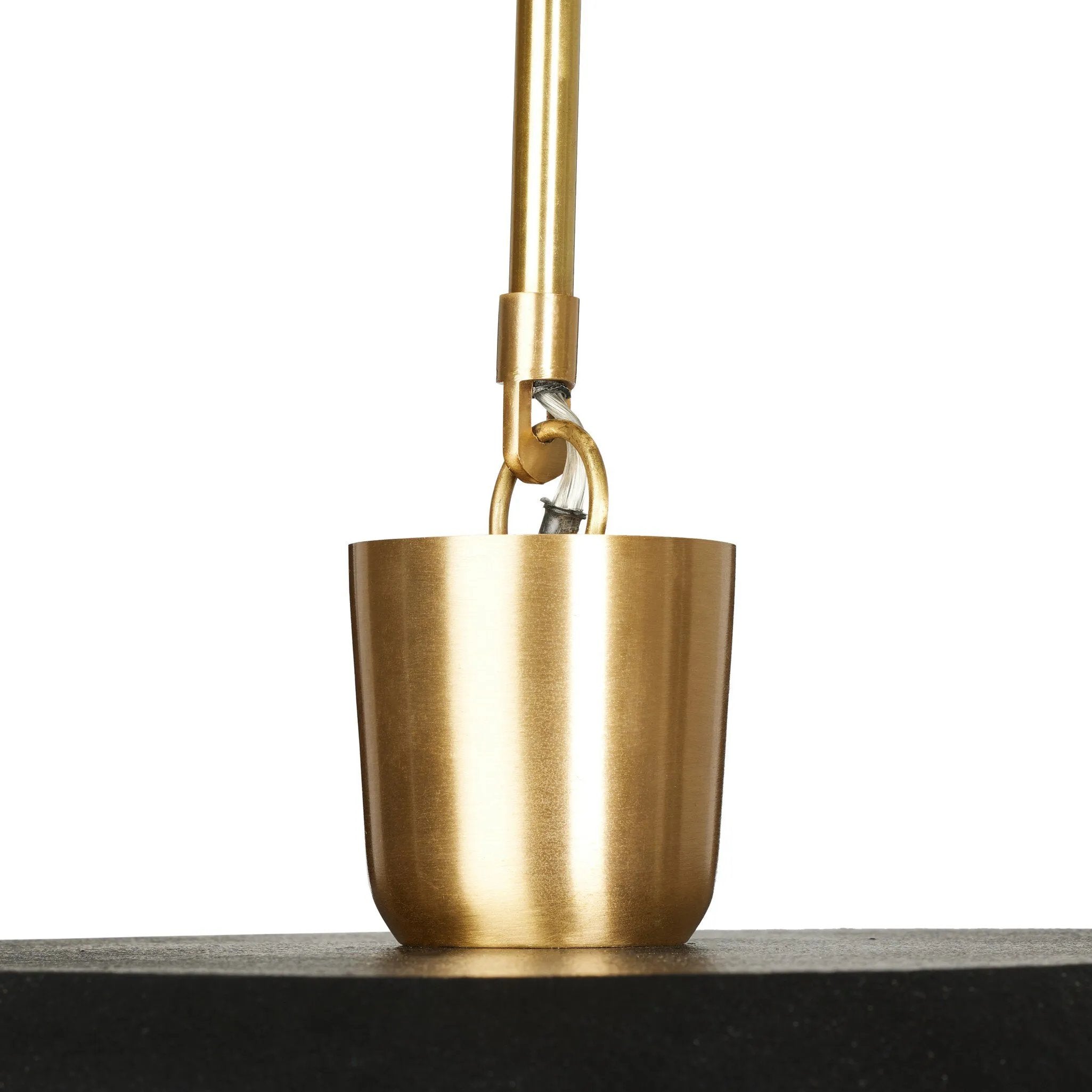 Featuring Walton Black Aluminum Enamel Pendant by Four Hands at Amethyst Home. Low-profile pendant light with wide cast aluminum shade in a black textured finish. Gold leaf interior reflects to emit a warm, inviting glow that meets vintage inspiration and modern simplicity.
Overall Dimensions: 18.0" L x 18.0 " W x 8.25" H
Collection: DaneColors: Black Alum. Amethyst Home provides interior design, new home construction design consulting, vintage area rugs, and lighting in the Scottsdale metro area.