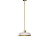 Featuring Walton White Aluminum Enamel Pendant by Four Hands at Amethyst Home. Low-profile pendant light with wide cast aluminum shade in a white textured finish. Gold leaf interior reflects to emit a warm, inviting glow that meets vintage inspiration and modern simplicity.
Overall Dimensions: 18.0" L x 18.0 " W x 8.25" H
Collection: DaneColors: White Alumi. Amethyst Home provides interior design, new home construction design consulting, vintage area rugs, and lighting in the Park City metro area.