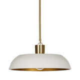 Featuring Walton White Aluminum Enamel Pendant by Four Hands at Amethyst Home. Low-profile pendant light with wide cast aluminum shade in a white textured finish. Gold leaf interior reflects to emit a warm, inviting glow that meets vintage inspiration and modern simplicity.
Overall Dimensions: 18.0" L x 18.0 " W x 8.25" H
Collection: DaneColors: White A. Amethyst Home provides interior design, new home construction design consulting, vintage area rugs, and lighting in the Winter Garden metro area.