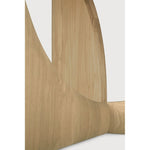 Featuring Geometric Oak Round Dining Table by Ethnicraft at Amethyst Home. In the Geometric collection, shapes intersect in unexpected ways, creating playful contrasts with light and shadow at every angle. Inspired by the bestselling side table, the round Geometric dining table makes a practical statement.Weight : 128 lbs Dimensions: 59.5" W x 59.5" L x 30" H. Amethyst Home provides interior design, new construction, custom furniture, and area rugs in the Washington metro area