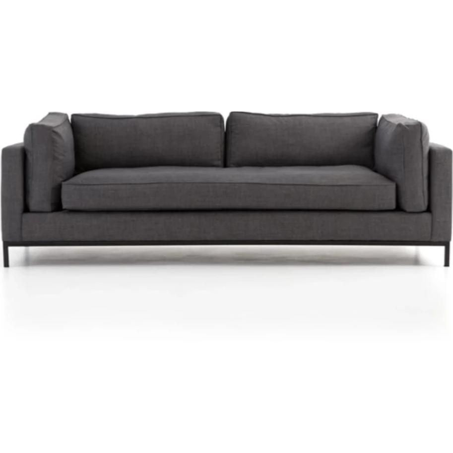 Grammercy Sofa - Charcoal  Four Hands