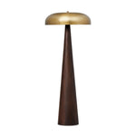 Featuring Griffin Russet Mango Floor Lamp by Four Hands at Amethyst Home. A stylish nod to midcentury mushroom lamps, this beautifully scaled wood lamp features a gleaming metal shade finished in aged brass. It's topped with a small wood finial to complete the look.Overall Dimensions: 26.00"w x 26.00"d x 63.75"hWeight : 40.56 lbsMaterials : Solid Mango, Iron. Amethyst Home provides interior design, new construction, custom furniture, and area rugs in the Kansas City metro area