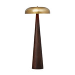 Featuring Griffin Russet Mango Floor Lamp by Four Hands at Amethyst Home. A stylish nod to midcentury mushroom lamps, this beautifully scaled wood lamp features a gleaming metal shade finished in aged brass. It's topped with a small wood finial to complete the look.Overall Dimensions: 26.00"w x 26.00"d x 63.75"hWeight : 40.56 lbsMaterials : Solid Mango, Iron. Amethyst Home provides interior design, new construction, custom furniture, and area rugs in the Portland metro area