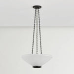 The traditional silhouette of the Awosting pendant receives a fashionable update with jewelry-inspired details. Blown from opal matte glass, the shade’s softened edges evoke a sense of calm, organic beauty. As light passes through the oculus, the lace-like metalwork becomes more noticeable. Amethyst Home provides interior design, new home construction design consulting, vintage area rugs, and lighting in the Houston metro area.