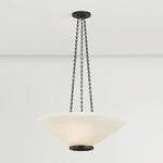 The traditional silhouette of the Awosting pendant receives a fashionable update with jewelry-inspired details. Blown from opal matte glass, the shade’s softened edges evoke a sense of calm, organic beauty. As light passes through the oculus, the lace-like metalwork becomes more noticeable. Amethyst Home provides interior design, new home construction design consulting, vintage area rugs, and lighting in the Salt Lake City metro area.