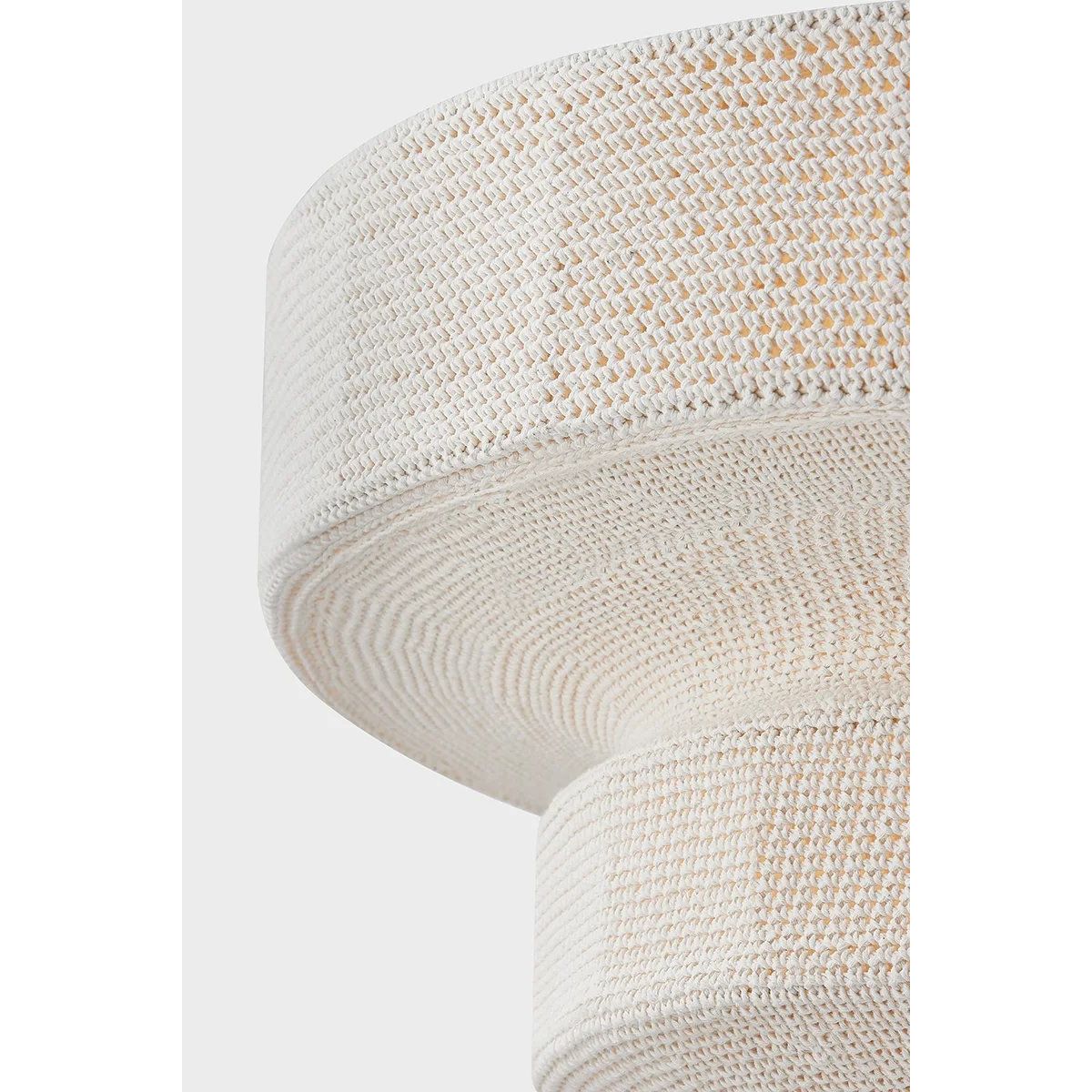 Inspired by the sea-faring community of Scotland, Thurso hovers between tension and release. Recalling the comfort of a ferry station during harsh conditions, the artist Chandler McLellan sought to imbue this pendant with a soft warmth in both materiality and luminance. Amethyst Home provides interior design, new home construction design consulting, vintage area rugs, and lighting in the Des Moines metro area.