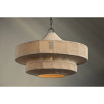 Inspired by the sea-faring community of Scotland, Thurso hovers between tension and release. Recalling the comfort of a ferry station during harsh conditions, the artist Chandler McLellan sought to imbue this pendant with a soft warmth in both materiality and luminance. Amethyst Home provides interior design, new home construction design consulting, vintage area rugs, and lighting in the Los Angeles metro area.