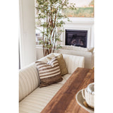 Augustine Dining Banquette Bench Pieces in Capri Oatmeal