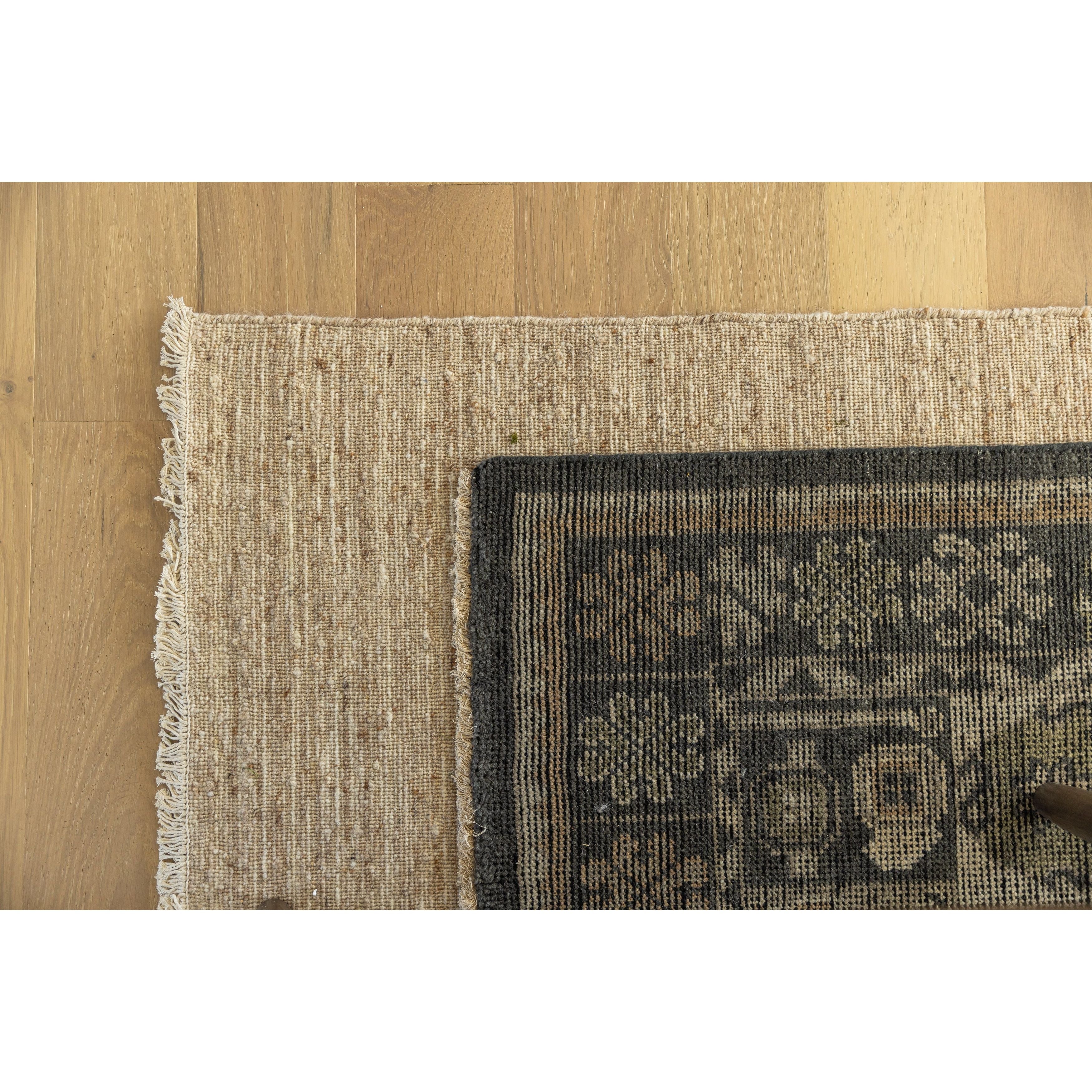 Featuring Jenny Oatmeal Rug by Surya at Amethyst Home. A modern, heathered warm beige look.  One of our favorite layering rugs. This is a great rug if you have other dominant design features in a space like a striking fireplace or standout patterns.
Hand LoomedWoolHMB-2302.  Amethyst Home provides interior design, new home construction design consulting, vintage area rugs, and lighting in the Omaha metro area.