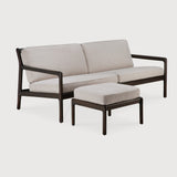 Featuring Jack Ivory Mahogany Dark Brown Sofa by Ethnicraft at Amethyst Home. Alluring from every angle, luxuriant shapes and curves form the basis of the Jack collection. This sofa's clean lines are inspired by Scandinavian modernism, reinforcing a classic, vintage, feel that can be passed on to generations ahead.Weight : 88 lb Dimensions: 34.5 in W x 73 in L x 29.5 in HBackrest De. Amethyst Home provides interior design, new construction, custom furniture, and area rugs in the Seattle metro area