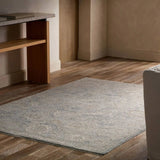 Featuring Alara Rug by Jaipur Living at Amethyst Home. Elegant and classic, the Alara design presents a largely sought-after Oushak-inspired pattern in a durable, powerloomed construction. The beautiful blue and gray oriental pattern effortlessly elevates any medium-traffic indoor setting. Space-dyed polyester introduces subtle, intriguing color variation, whi. Amethyst Home provides interior design, new home construction design consulting, vintage area rugs, and lighting in the Dallas metro area.