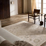 Featuring Alara Rug by Jaipur Living at Amethyst Home. Elegant and classic, the Alara design presents a largely sought-after Oushak-inspired pattern in a durable, powerloomed construction. The beautiful blue and gray oriental pattern effortlessly elevates any medium-traffic indoor setting. Space-dyed polyester introduces subtle, intriguing color variatio. Amethyst Home provides interior design, new home construction design consulting, vintage area rugs, and lighting in the Laguna Beach metro area.