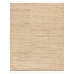 Featuring Alpine Oatmeal Hand-Knotted Rug by Jaipur Living at Amethyst Home. Drawing inspiration from Moroccan textiles, Alpine showcases the beauty in simplicity. Durable wool is hand-knotted onto a cotton foundation to create this high-piled accent piece. Its warm, solid tan design is finished with braided fringe trims for a touch of boho charm. Alpine in. Amethyst Home provides interior design, new home construction design consulting, vintage area rugs, and lighting in the San Diego metro area.