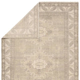 Featuring Apollo Famille Hand-Knotted Rug by Jaipur Living at Amethyst Home. An updated take on traditional design, the Apollo Famille is hand knotted of 100% wool by artisans in India for a luxurious, high-quality design.  The Famillie design features two classic medallions adorned with Elibelinde motifs with a distinct border honoring the Garden of Eden.. Amethyst Home provides interior design, new home construction design consulting, vintage area rugs, and lighting in the Des Moines metro area.