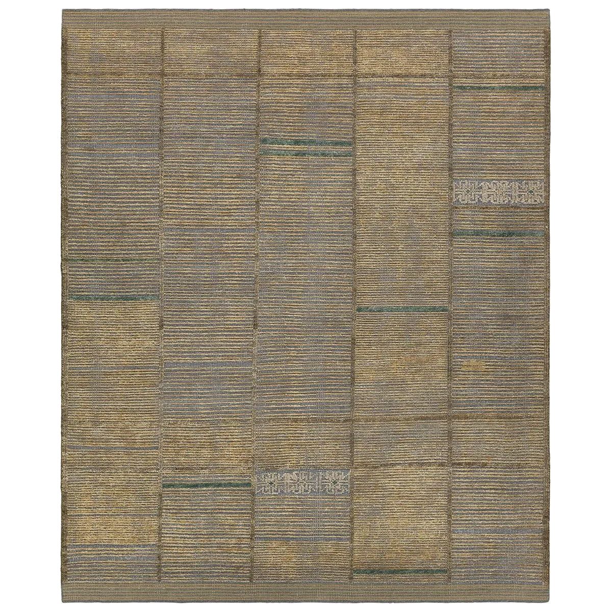 Featuring Aytana Hand-Knotted Rug by Jaipur Living at Amethyst Home. Beauty is on the horizon with the Bezem Aytana. The Aytana design features a contemporary linear pattern for subtle visual depth. Hand-knotted from easy-care wool with a high-low pile, this piece is as practical as it is captivating—a true testament to modern craftsmanship.Hand Knotted100%. Amethyst Home provides interior design, new home construction design consulting, vintage area rugs, and lighting in the San Diego metro area.