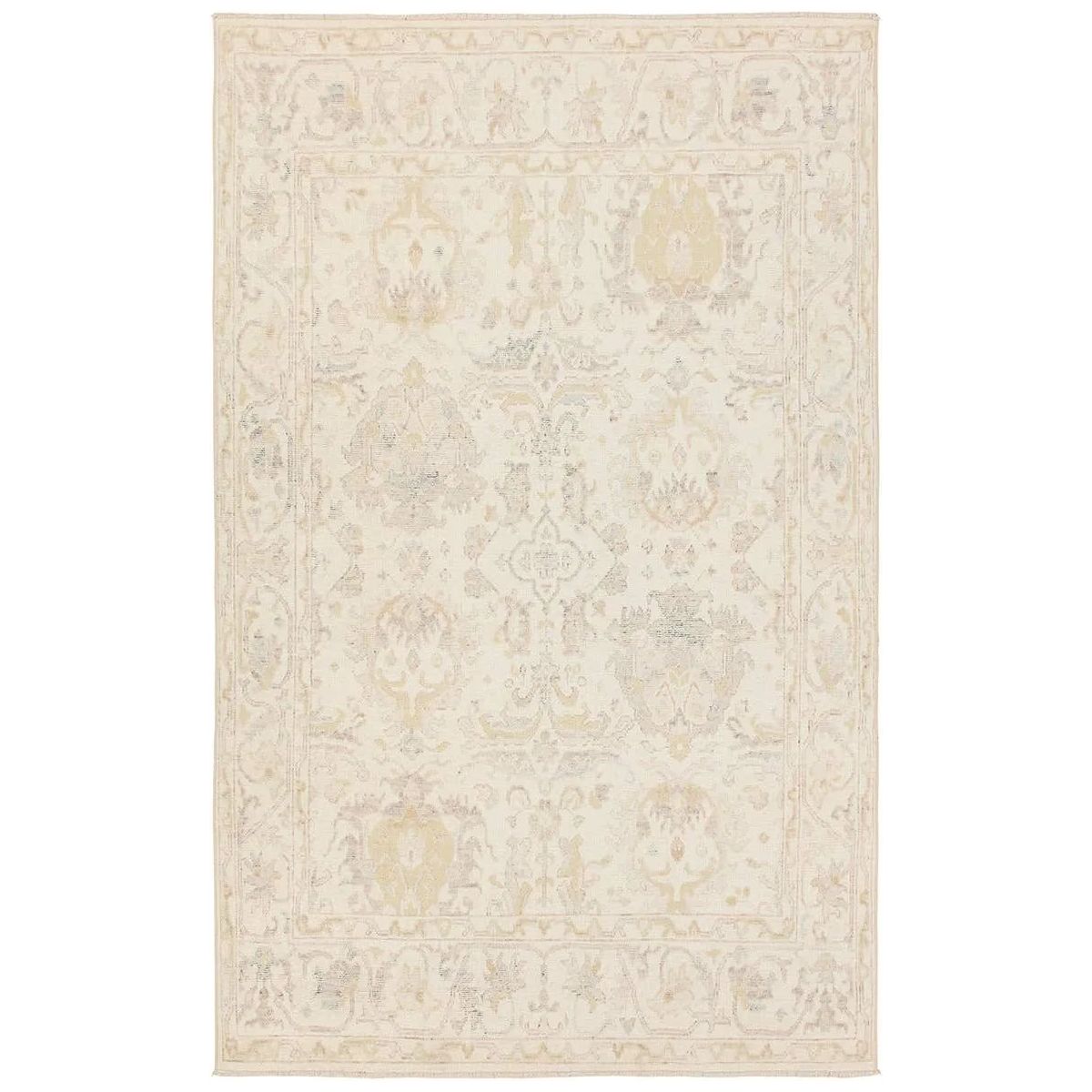 Featuring Boheme Dalila Rug by Jaipur Living at Amethyst Home. The Boheme Dalila brings vintage inspiration to life with ornate, worldly designs and an intriguing distressed effect. The Dalila design seamlessly grounds spaces with a digitally printed pattern and a durable construction that holds up well to high foot traffic—while maintaining its lustro. Amethyst Home provides interior design, new home construction design consulting, vintage area rugs, and lighting in the Salt Lake City metro area.