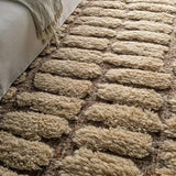 Featuring Dunes Rug by Jaipur Living at Amethyst Home. Indulge in the sumptuous texture and unparalleled luxury of Gamil. An exclusive collaboration with Atlanta-based designer, Michael Habachy, this rug is intricately hand woven on a Punja loom using traditional Persian techniques. Its unique mix of shaggy high-low texture is crafted using the long fibers of N. Amethyst Home provides interior design, new home construction design consulting, vintage area rugs, and lighting in the Omaha metro area.