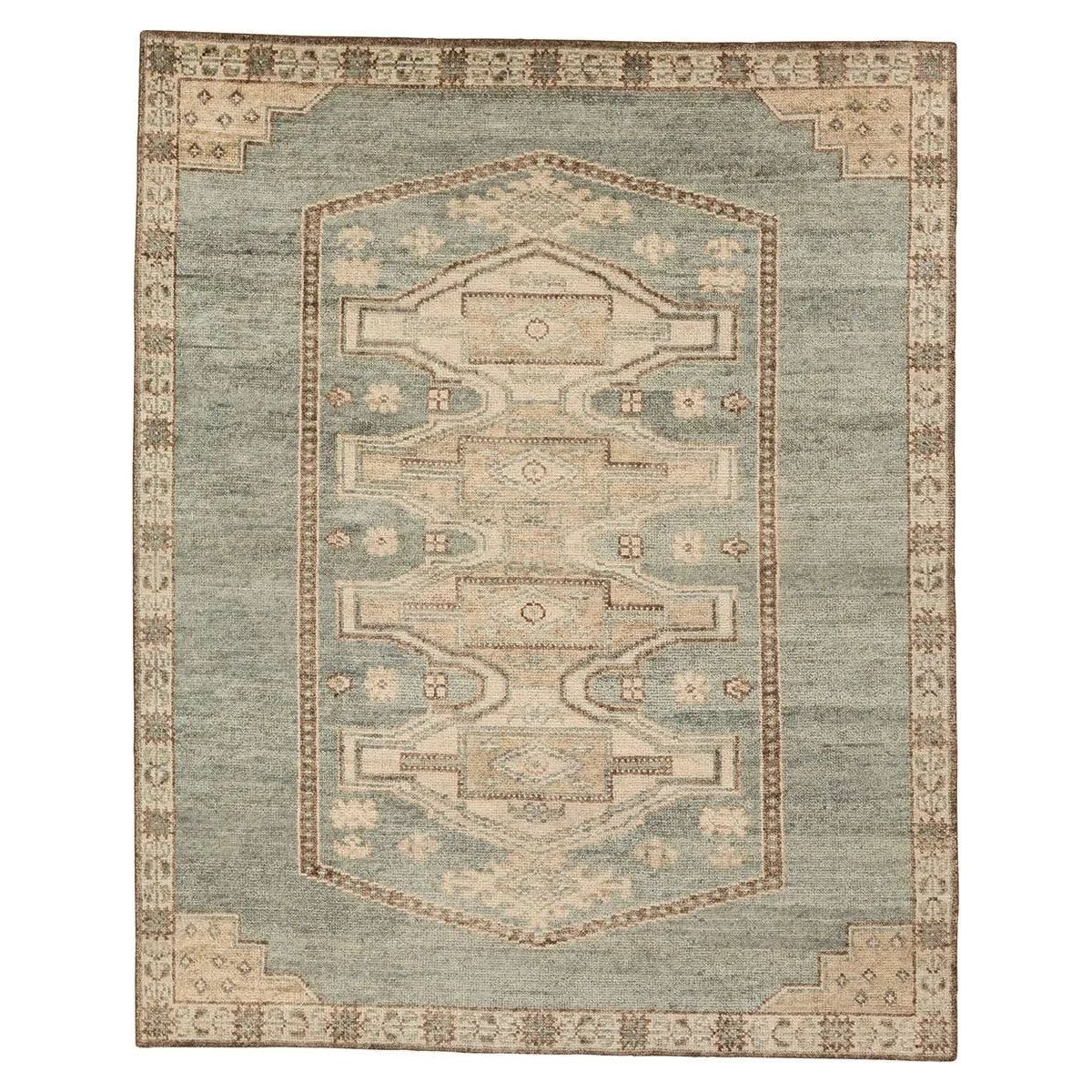 Featuring Elain Hand-Knotted Rug by Jaipur Living at Amethyst Home. Where traditional charm meets modern luxury. Hand knotted by artisans in India with super-soft 100% Afghan wool, this rug feels as good as it looks. It features natural colors and easy to care for materials, making it the perfect foundation for any space.Hand Knotted100% WoolAZA02 Azad ElainBlo. Amethyst Home provides interior design, new home construction design consulting, vintage area rugs, and lighting in the Omaha metro area.