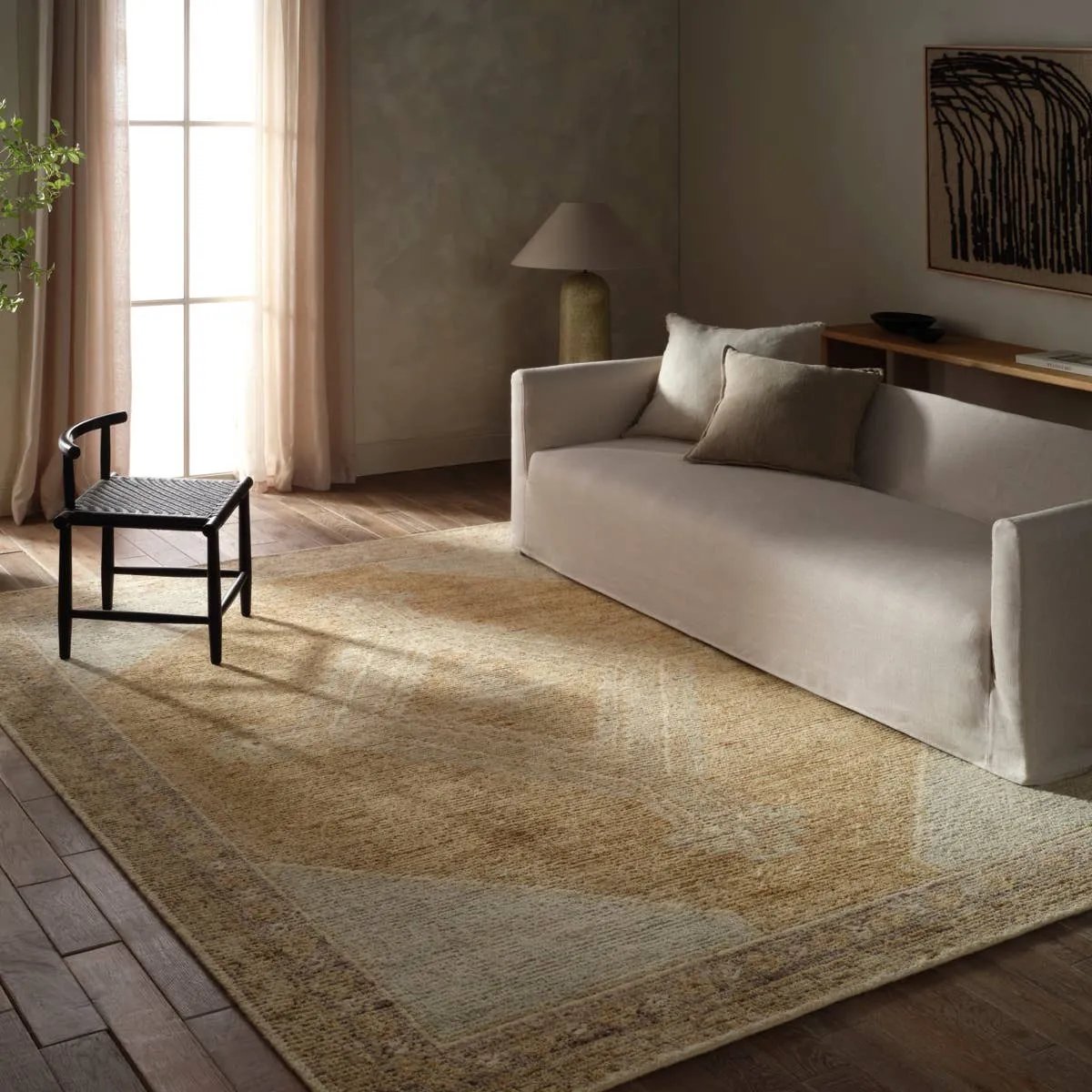 Featuring Sarmak Eldar Hand-Knotted Rug by Jaipur Living at Amethyst Home. Inspired by beloved Turkish designs, the Sarmak Eldar melds timeless style with lasting durability. Ideal for busy indoor spaces, the Eldar design features an open Turkish pattern paired with hand-knotted craftsmanship, ensuring it holds up beautifully over time.
Hand Knotted100% Wo. Amethyst Home provides interior design, new home construction design consulting, vintage area rugs, and lighting in the Alpharetta metro area.