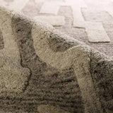 Featuring Eminence Rug by Jaipur Living at Amethyst Home. The handtufted Mallino Eminence designed by Nikki Chu infuses homes with contemporary appeal and stylishly contrasting motifs. Crafted from 100% undyed wool, the Eminence rug features a high-low texture with a soft hand and hand-embossed details. The tonal gray and ivory white geometric pattern embod. Amethyst Home provides interior design, new home construction design consulting, vintage area rugs, and lighting in the Nashville metro area.