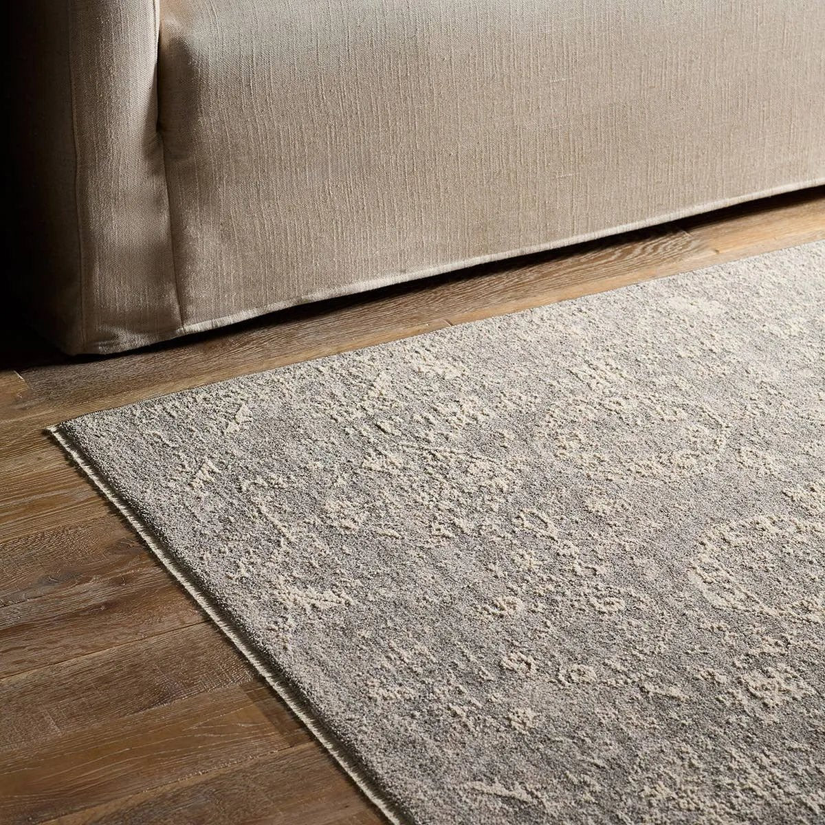 Featuring Faiza Rug by Jaipur Living at Amethyst Home. Elegant and classic, the Faiza design presents a largely sought-after Tabriz-inspired pattern in a durable, powerloomed construction. The beautiful blue and gray oriental pattern effortlessly elevates any medium-traffic indoor setting. Space-dyed polyester introduces subtle, intriguing color variation, whi. Amethyst Home provides interior design, new home construction design consulting, vintage area rugs, and lighting in the Boston metro area.